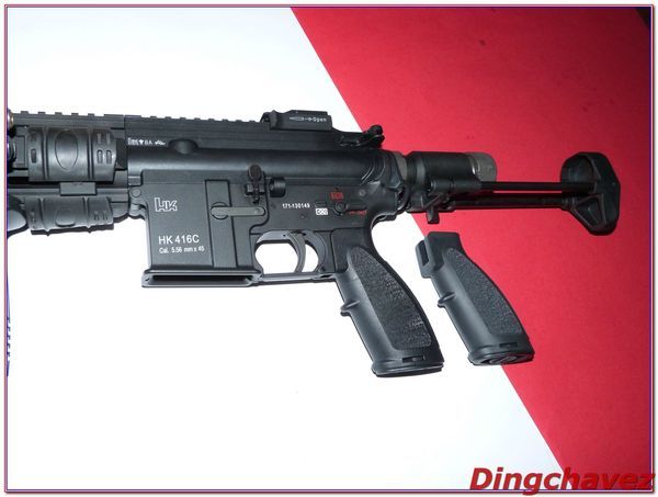 Poser un Battle Grip H&K RS sur le HK416C Umarex/VFC.